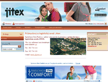 Tablet Screenshot of jitex.cz